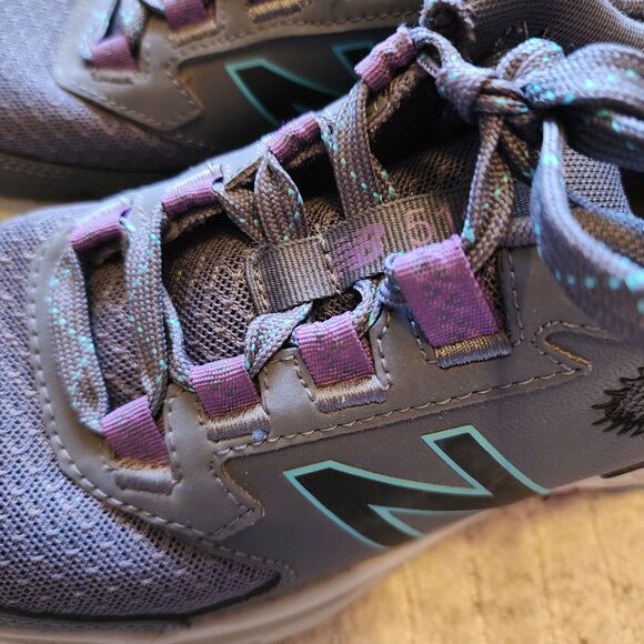 New Balance 510v5 Women’s Trail Running Shoes Charcoal Purple Size 7 - Picture 7 of 14